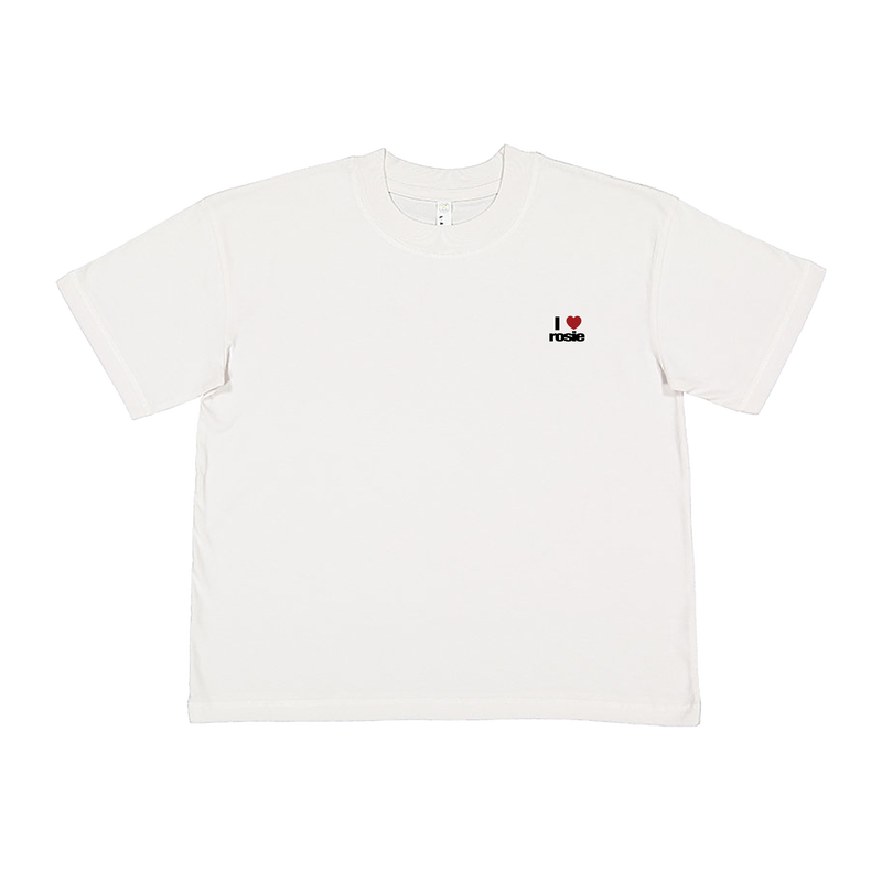 i heart rosie’ white t-shirt