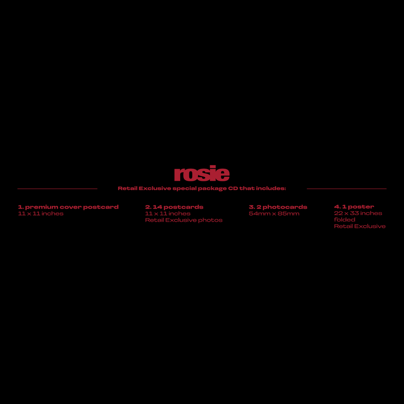 rosie album (deluxe photocard version)